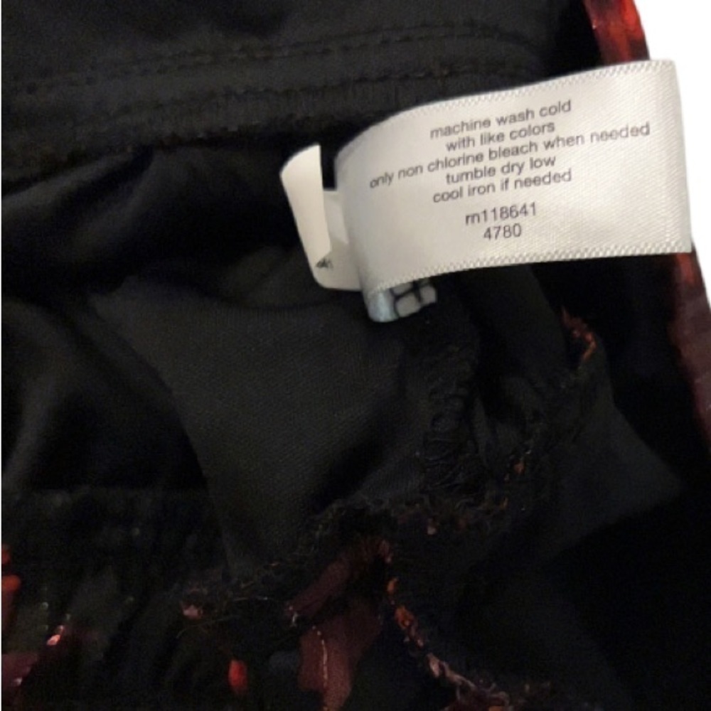 Lane Bryant Floral Blouse Size 16 - Picture 6 of 10